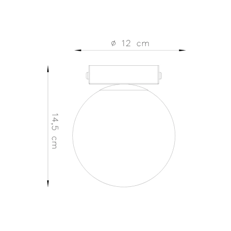 Deckenleuchte YOLI 1 weiß