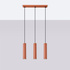 Pendelleuchte LAGOS 3L roter Ocker