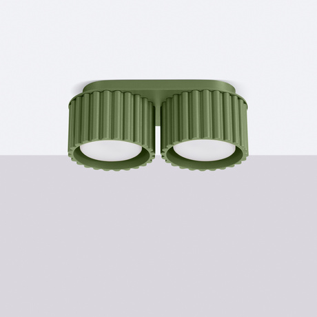 Plafond AURA 2 olivgrün Gx53