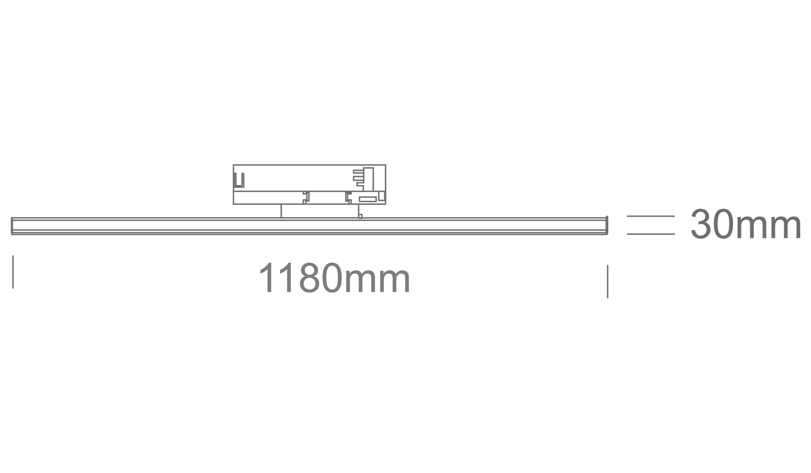 FARO 118 schwarze LED 2700K-3200K-4000K 40W 4800lm