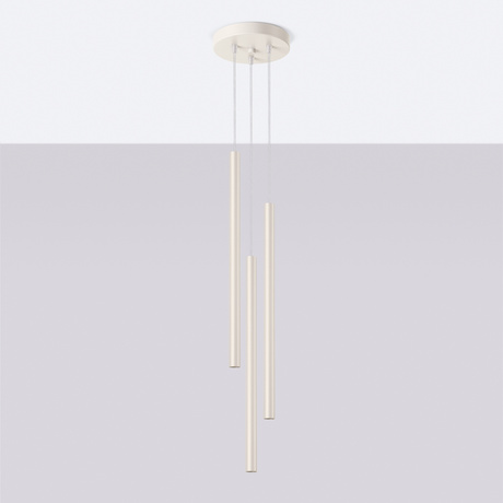Pendelleuchte PASTELO 3P beige
