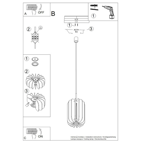 Pendelleuchte MULA 27 gelb