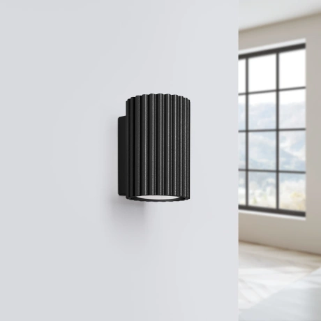 Wandleuchte KARBON 10 schwarz