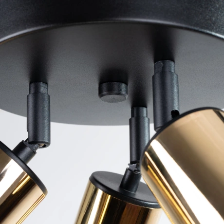 Plafond WINX 3P schwarz/gold