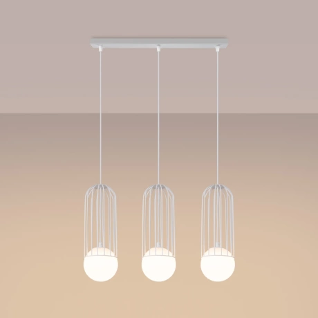 Pendelleuchte BRINA 3L Weiß