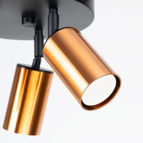 Plafond WINX 3P schwarz/kupfer