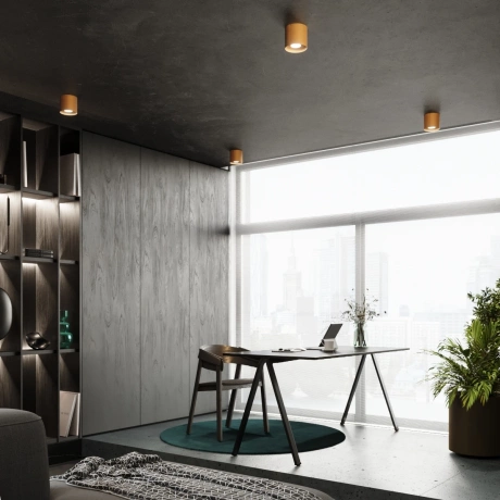 Deckenleuchte MIKA golden