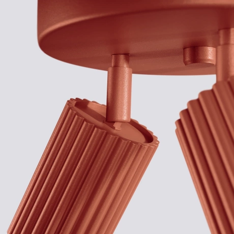 Plafond KARBON 3P roter Ocker