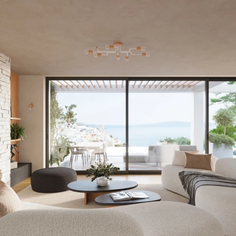 Kronleuchter TIMBO 6 weiß