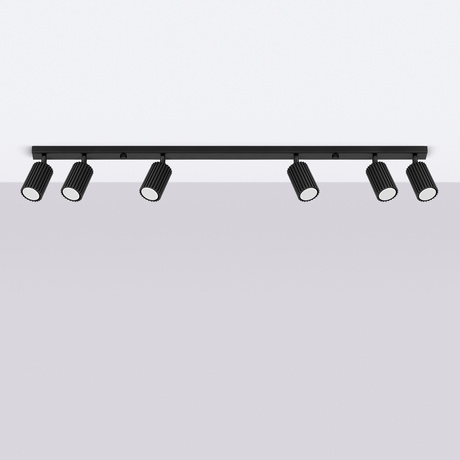 Plafond KARBON 6L schwarz