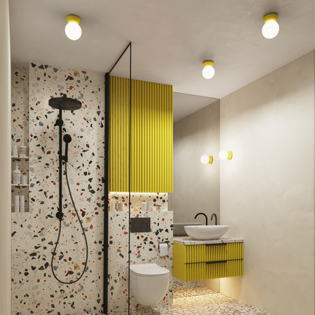 Plafond ZORI gelb IP44