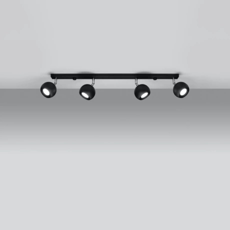 Deckenleuchte OCULARE 4L schwarz