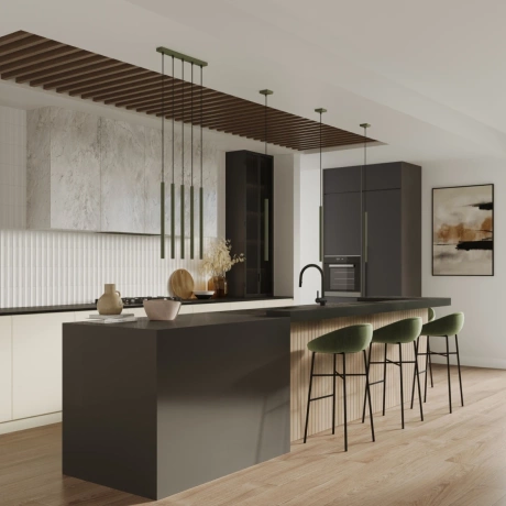 Pendelleuchte PASTELO 2 olivgrün