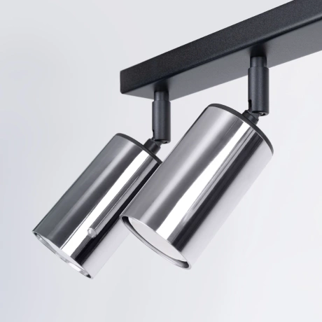 Plafond WINX 6L schwarz/chrom