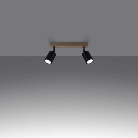 Deckenleuchte VERDO 2 schwarz