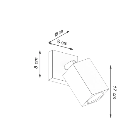 Wandleuchte KEKE Eiche