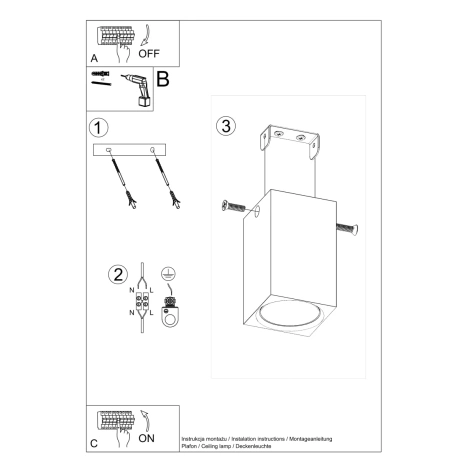 Deckenleuchte KEKE 10 Eiche