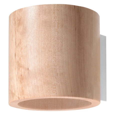 Wandleuchte ORBIS Naturholz