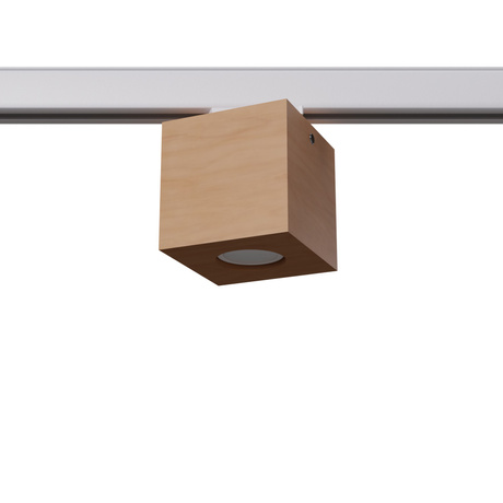 Plafond QUAD Natural Holz GU10 3000K 7W 510lm #W