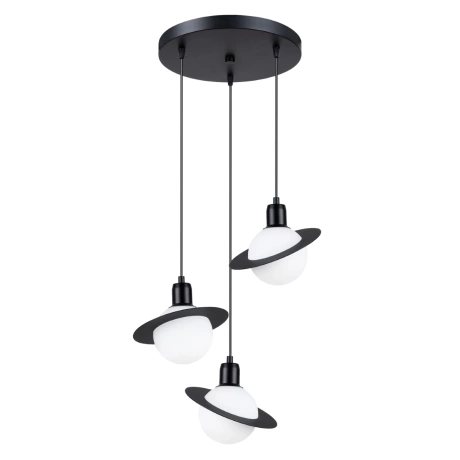 Pendelleuchte HYPERION 3P Schwarz