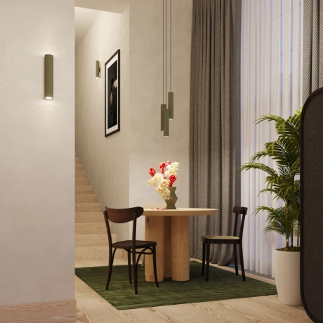 Pendelleuchte LAGOS 3L olivgrün