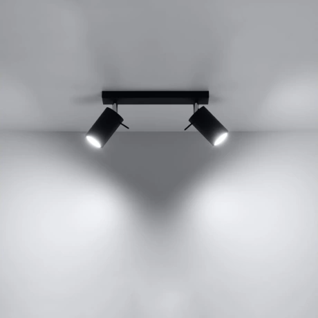 Deckenleuchte RING 2 schwarz