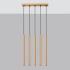 Pendelleuchten PASTELO 5L golden