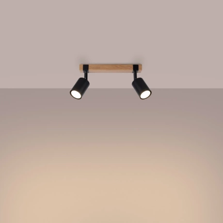 Plafond FAGER 2 Schwarz