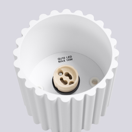 Plafond AURA 1 weiß GU10