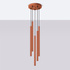 Pendelleuchte PASTELO 5P roter Ocker