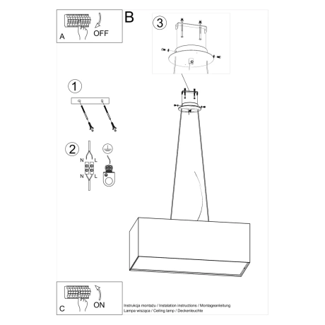 Kronleuchter SANTA BIS 80 schwarz