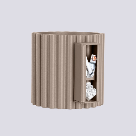 Wandleuchte AURA taupe G9