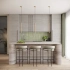 Pendelleuchte ARCHE 1 Gold