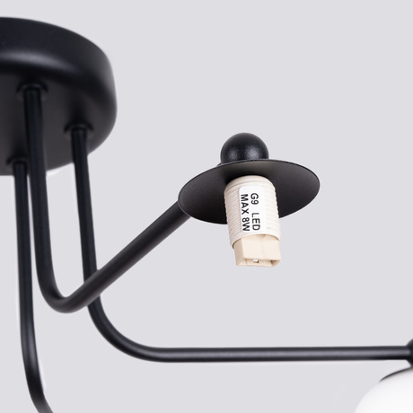 Kronleuchter ASTRAL 5 schwarz