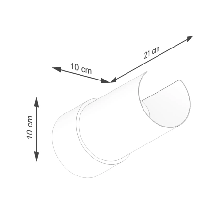 Wandlampe FLASH weiß